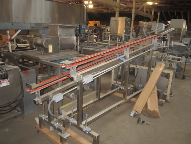 .38" wide x 8.2' long, Stainless Steel Belt Conveyor, 1/2 HP, 1600 RPM, 230 V. - Image 3