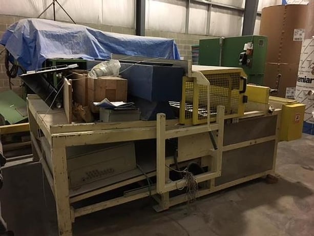 72" Core stripper system, Core Link-Belt, 20" diameter roll capacity, 2004 - Image 5