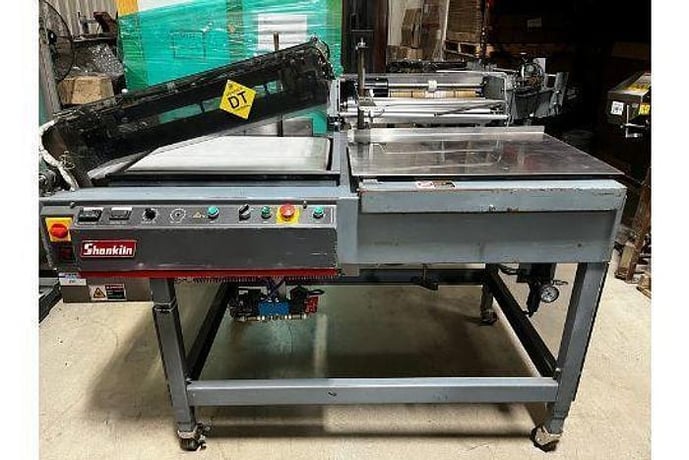 Shanklin #S-26, semi-automatic L-bar sealer,high production,adjustable film inverting head - Image 1
