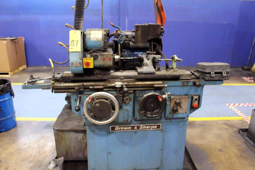 8" x 14" Brown & Sharpe #814U, universal OD/ID cylindrical grinder, swing down ID, power table traverse - Image 1