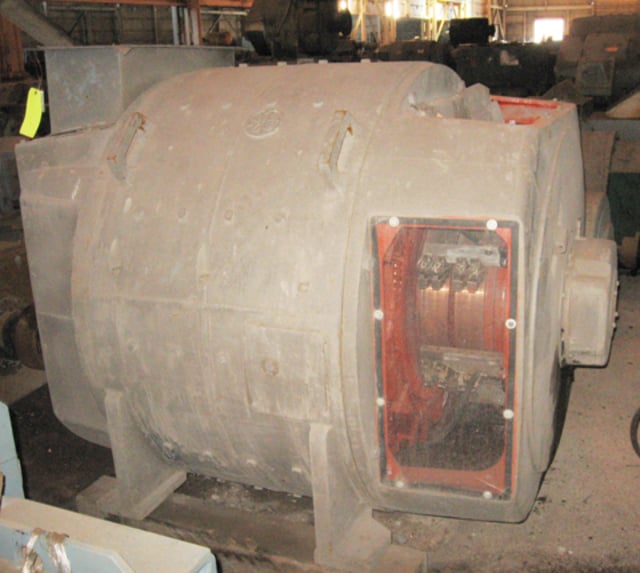 500 HP 300/750 RPM General Electric, Frame 8662, shunt, 500 VA - Image 3