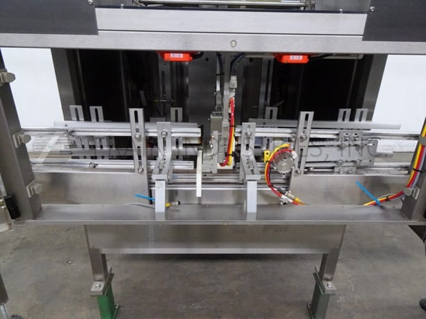 Styrotech #STL550, automatic, stretch sleever, 10-30 containers per minute, mounted on heavy duty frame with - Image 2