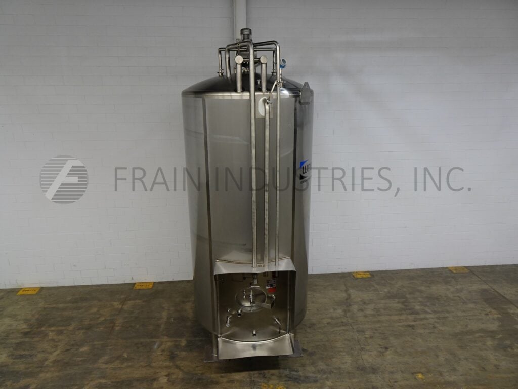 3500 gallon Walker, 304 Stainless Steel jacketed process tank, 82" dia. x 162" straight wall, 100 psi - Image 4