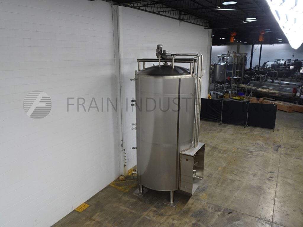 3500 gallon Walker, 304 Stainless Steel jacketed process tank, 82" dia. x 162" straight wall, 100 psi - Image 5