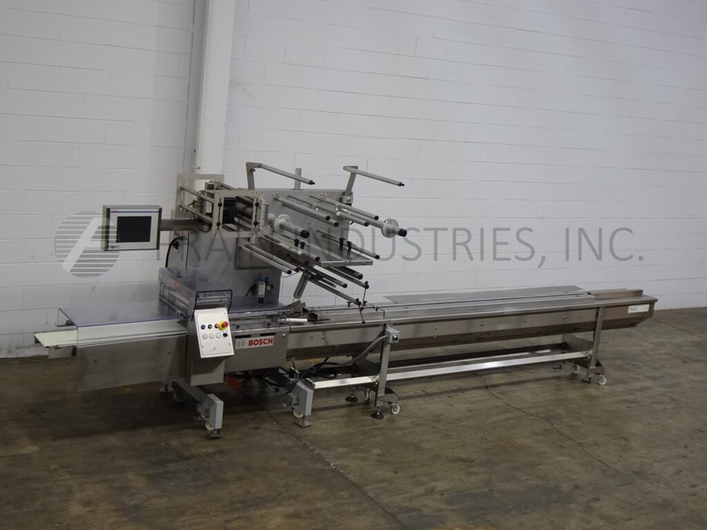 Bosch #201, 2-up, horizontal, continuous motion flow wrapper, 50-250 packages per minute, mounted on height - Image 1