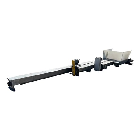6" diameter x 5.5' long, Galvanized steel screw augers, 9" dia x 10.5'long, 9" dia x 16.1'long, 9" dia x - Image 1