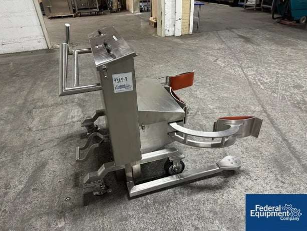 EHS #DL500, Drum Handler, Stainless Steel contruction, 150 kg capacity, serial# 113101305104, 2013 - Image 5