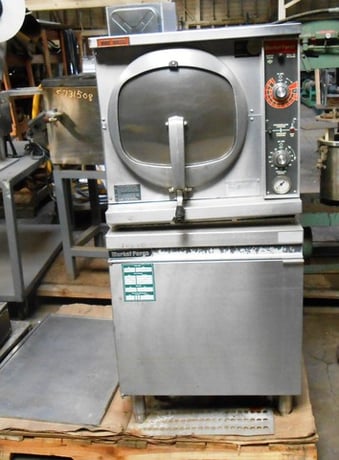 Market Forge #Dual-Matic-3100, Steamer Cooker, 16" W x 15.5" H x 22" D chamber, 14 psi @ 250°F, 115/120 V. - Image 1