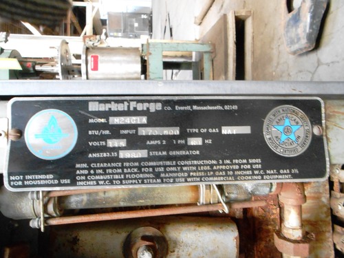 Market Forge #Dual-Matic-3100, Steamer Cooker, 16" W x 15.5" H x 22" D chamber, 14 psi @ 250°F, 115/120 V. - Image 7
