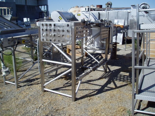 Commercial #Buzz Cutter, Pineapple Cutter, dual head buzz cutter, 12" x 16' feed conveyor, 36" x 22' & 16" x - Image 3