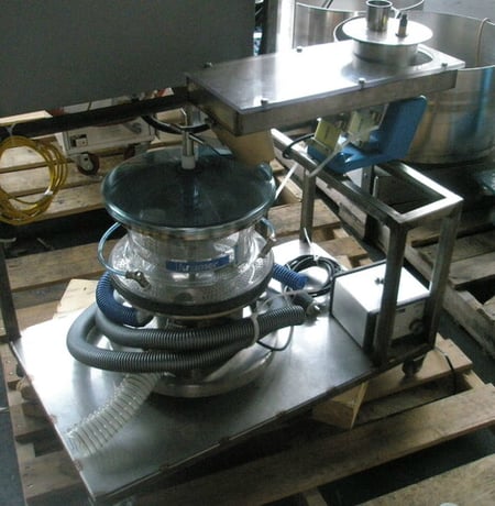 Kramer #E-80, Rotary Tablet Deduster, Stainless Steel, 5-level screen section, 1999 - Image 1