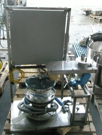 Kramer #E-80, Rotary Tablet Deduster, Stainless Steel, 5-level screen section, 1999 - Image 2