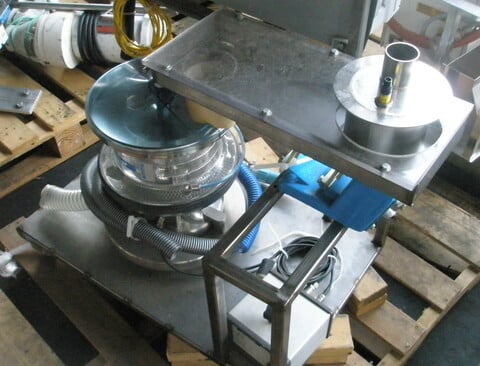 Kramer #E-80, Rotary Tablet Deduster, Stainless Steel, 5-level screen section, 1999 - Image 3
