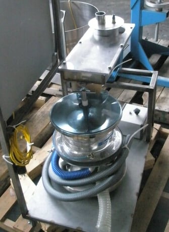 Kramer #E-80, Rotary Tablet Deduster, Stainless Steel, 5-level screen section, 1999 - Image 4