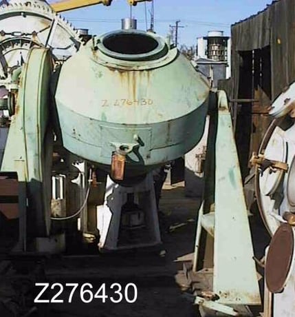 Abbe, Vacuum Dryer, conical, 13 cu.ft working, 20 cu.ft. total, 1.5 HP, 1964 - Image 4