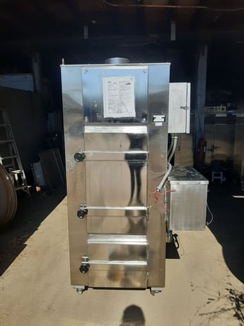 165 sq.ft., Shaker Style Filter Cleaning, Bin Vent Dust Collector, Stainless Steel, (20) 4.5" dia. x 31' L - Image 1