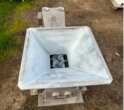 Stainless Steel Fabrication Company Steel Fabrication Company #700, Dual-Auger Feeder w/Hopper, 30" x 30" x - Image 4