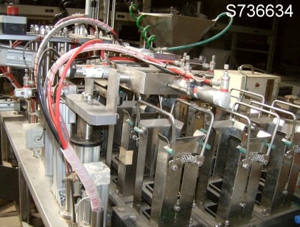 Continuous Bag Filler, 15 stations, Stainless Steel, 3-3/8" x 2-3/16" hopper, 3" x 4-1/4" x10" tall bags - Image 6