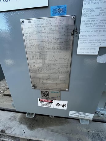600 KVA 69000 Primary, 480Y/277 Secondary, Virginia transformer, 2011 (5 available) - Image 10