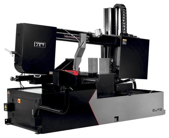 18" x 31" Jet #ECB-1833DMEVS-460, Semi-automatic Dual Mitering Evs Bandsaw, NEW - Image 2