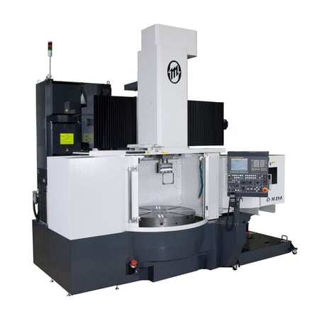 39.3" O-M #RT-915, CNC vertical turret lathe, 43.31" sw, 36.02" chk, 3-jaw, Fanuc 0i-TF Plus, chip conveyor - Image 1