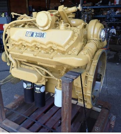 250 HP Caterpillar #3208T, Engine Assembly - Image 1