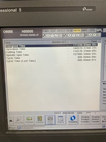 Makino #A51NX, 4-Axis CNC horizontal machining center, Pro 5 Control, 22" X, 25" Y, 15.7" Z, 14000 RPM, 60 - Image 7