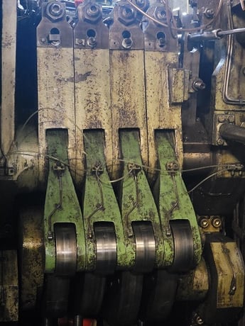 Nedschroef #BL405, 4 die bolt making machine, PKO all stations, motorized thread bushes - Image 3