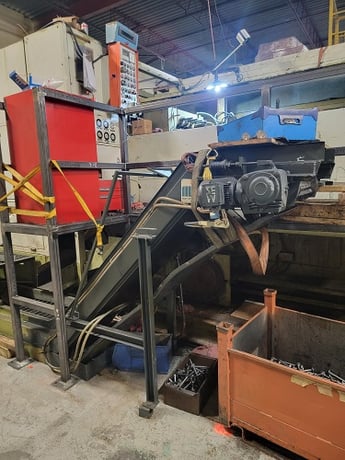 Nedschroef #BL405, 4 die bolt making machine, PKO all stations, motorized thread bushes - Image 4