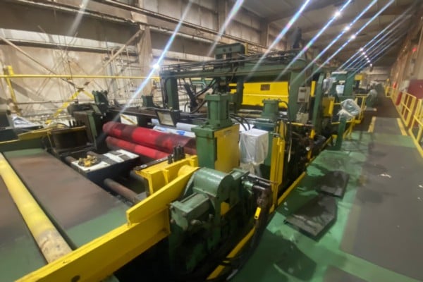 72" x 1/2" Pro-Eco, heavy gauge slitting line components, 69000 lb., R to L - Image 1