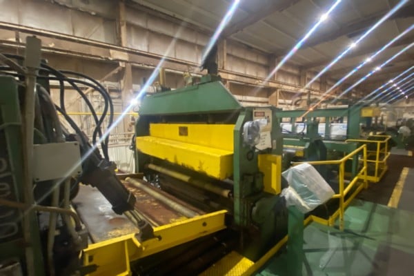 72" x 1/2" Pro-Eco, heavy gauge slitting line components, 69000 lb., R to L - Image 4