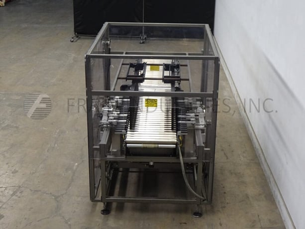Arpac #Upstack, roller conveyor upstacker, pneumatic closing fingers upstacker capable of stacking trays or - Image 3