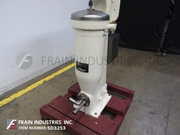Sharples #AS-16V, vertical centrifuge with a maximum G force of 8435, 1200 RPM bowl speed, 5.1 liter bowl - Image 2