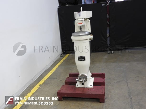 Sharples #AS-16V, vertical centrifuge with a maximum G force of 8435, 1200 RPM bowl speed, 5.1 liter bowl - Image 3