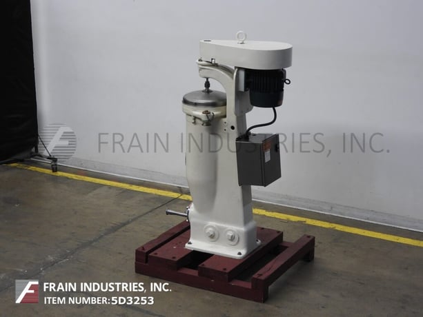 Sharples #AS-16V, vertical centrifuge with a maximum G force of 8435, 1200 RPM bowl speed, 5.1 liter bowl - Image 5