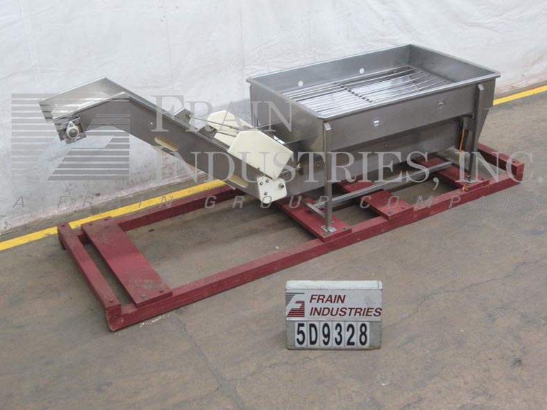 Stainless Steel, inline cleated feeder with 20 cu.ft. hopper - Image 1