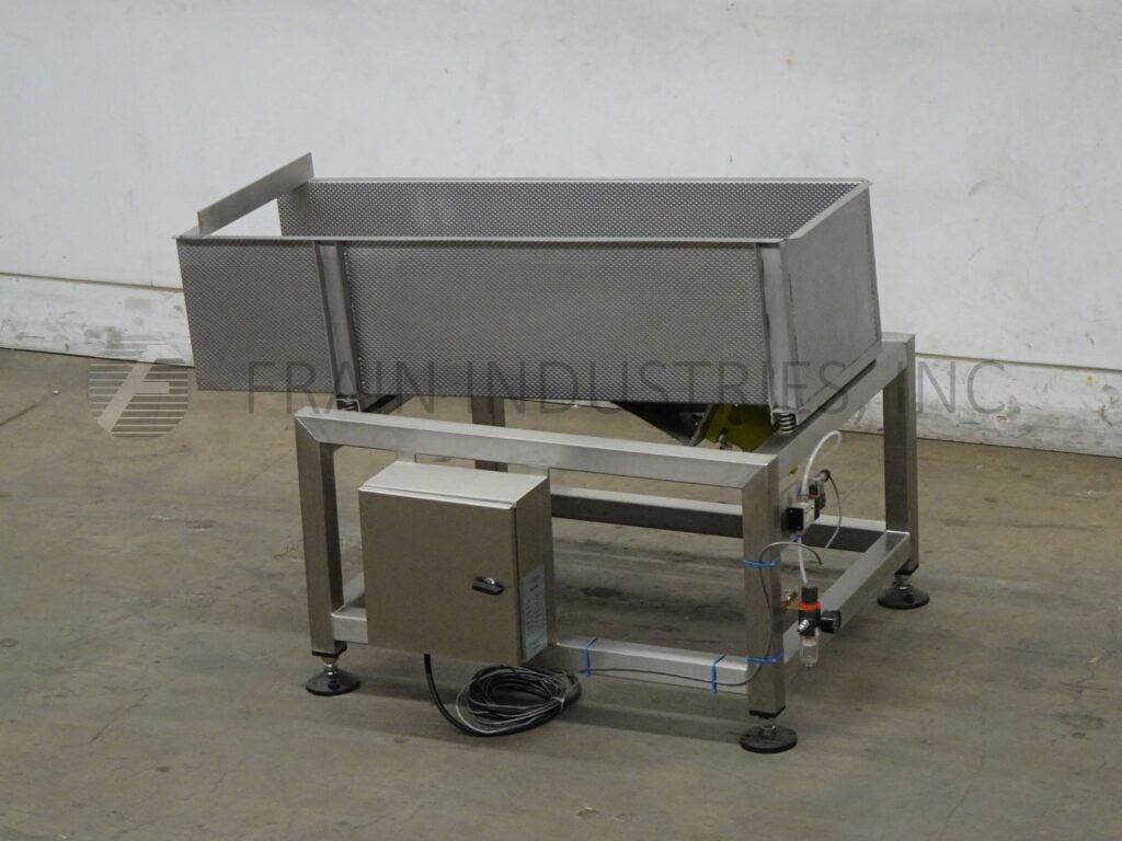Ohlson #AIRCUSSD, 15" wide x 4' long vibratory feeder, dimpled Stainless Steel bed - Image 5