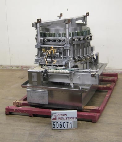 Hema #MR30, automatic, continuous motion, Stainless Steel, 30 head rotary filler, rated from 50-500 container - Image 1