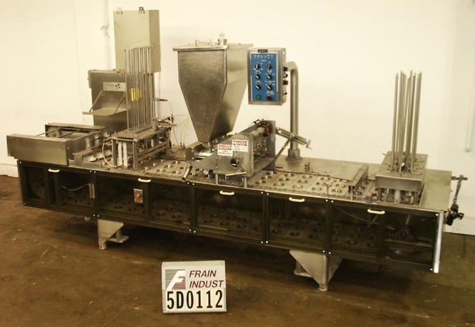 Holmatic /oystar / Oystar #PR3, automatic, Stainless Steel, 1 x 3 inline cup filler, with denest station, (3) - Image 1