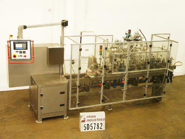 Blair Fuhrer #2UP, automatic, intermittent motion horizontal preformed pouch fill & seal machine capable of - Image 1