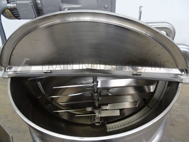 300 gallon Heritage Equipment Co #BCKETTLE300ASME-316, 316 Stainless Steel jacketed double motion kettle, 54" - Image 2