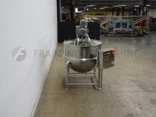 300 gallon Heritage Equipment Co #BCKETTLE300ASME-316, 316 Stainless Steel jacketed double motion kettle, 54" - Image 3