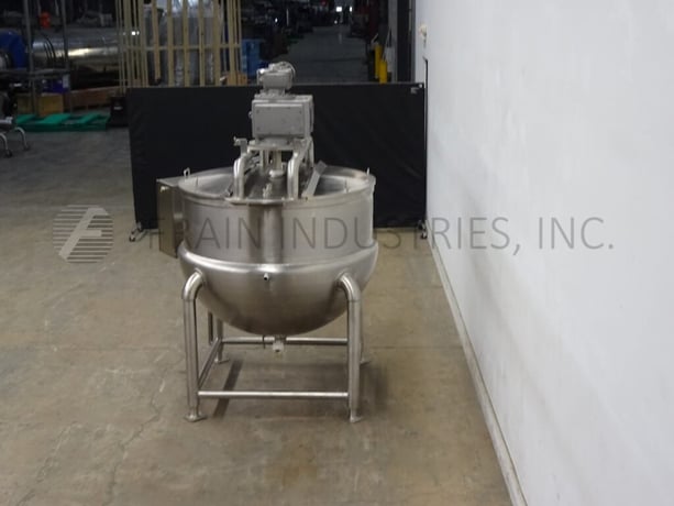 300 gallon Heritage Equipment Co #BCKETTLE300ASME-316, 316 Stainless Steel jacketed double motion kettle, 54" - Image 4