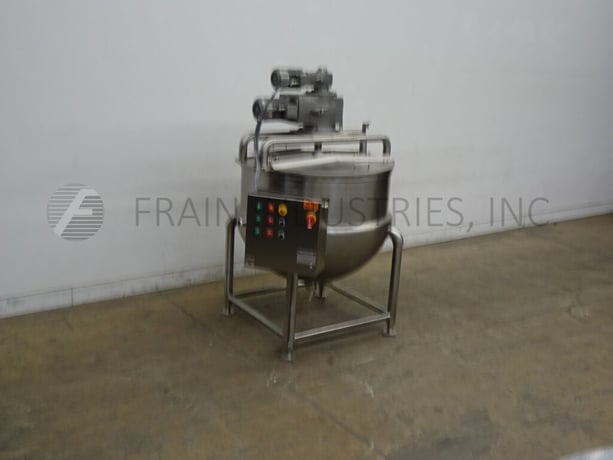 300 gallon Heritage Equipment Co #BCKETTLE300ASME-316, 316 Stainless Steel jacketed double motion kettle, 54" - Image 5
