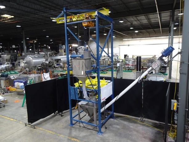 Bulk bag Super sack unloading & filtration system, Flexicon #BFC-C, up to 135 cu.ft. - Image 1