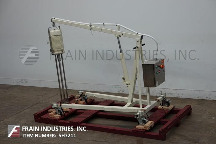 Ross #HDM110, mixer liquid disperser, high speed, high shear, batch mixer, 10 HP, mounted on locking casters - Image 5