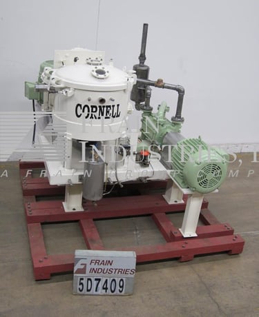 Cornell #D26 versator, quick release cover, vacuum system, vacuum pump, Carbon Steel contact parts - Image 1