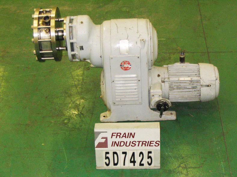 Votator #CR-16, 316 Stainless Steel jacketed paste mixer, 20 HP US Varidrive motor drive - Image 1