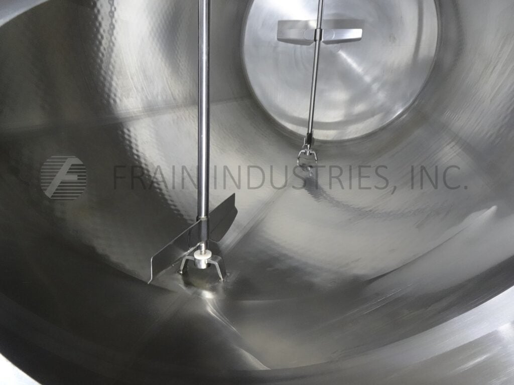 6000 gallon Walker #HHT, 316L Stainless Steel horizontal jacketed processing tank, 106" dia. x 180" straight - Image 2