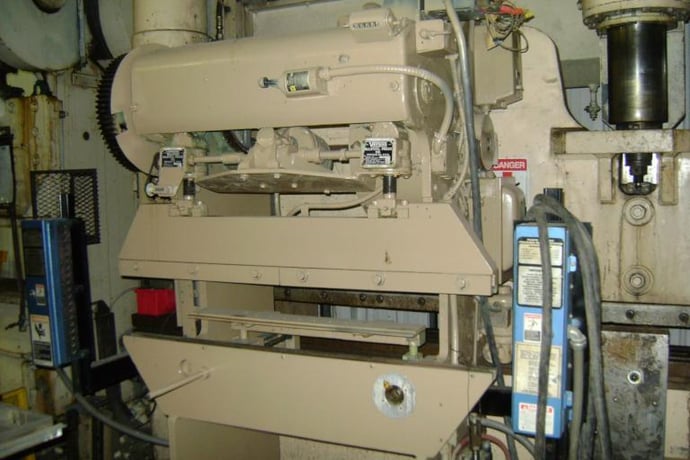 15 Ton, Verson #1648, brake press, 4' overall, mechanical, serial #10523, #76943 - Image 1